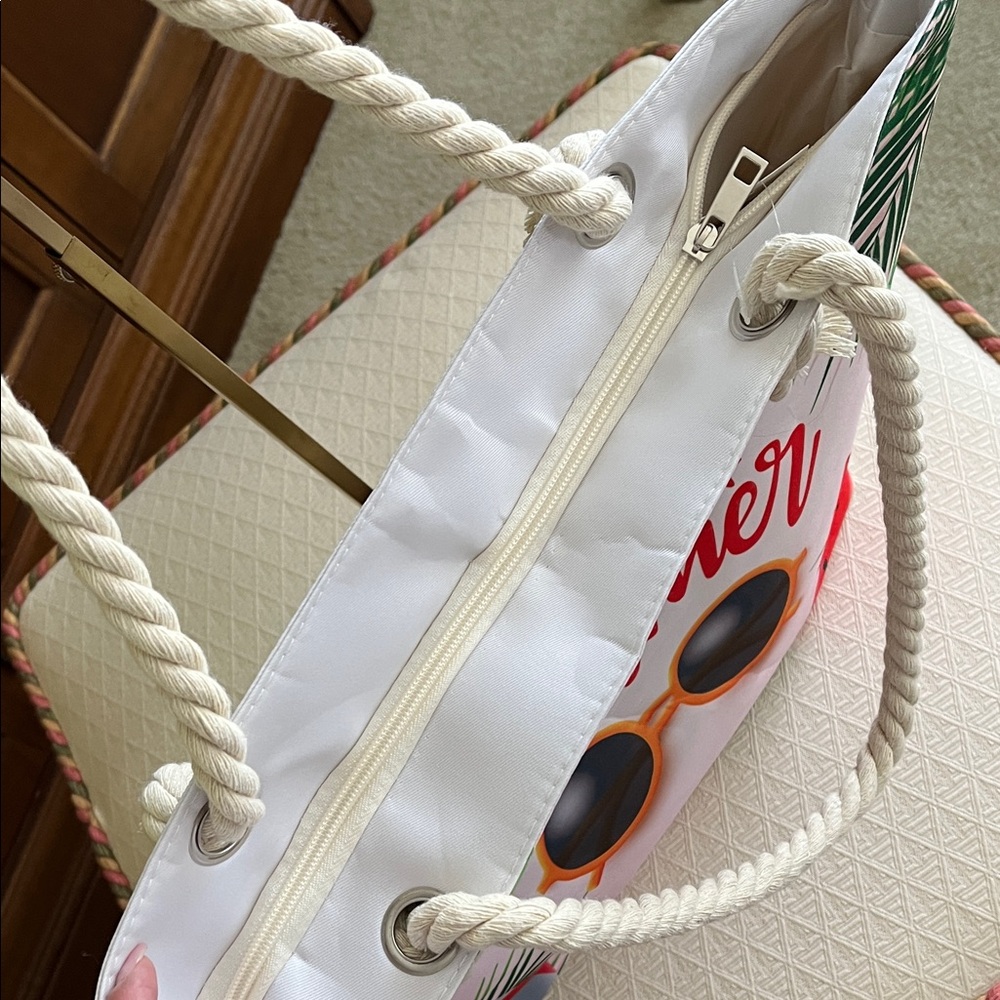 Hello Summer Beach Tote Bag - Multicolor - Picture 6 of 11